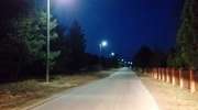 Nowe oświetlenie LEDowe na przy drodze Tylkowo-Michałki