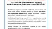 Informacja Głównego Inspektora Sanitarnego dla osób powracających z północnych Włoch