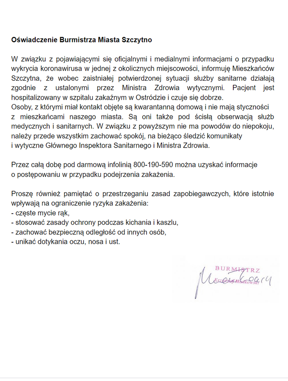 https://m.powiatszczycienski.pl/2020/03/orig/burmistrz-oswiadczenie-28377.jpg