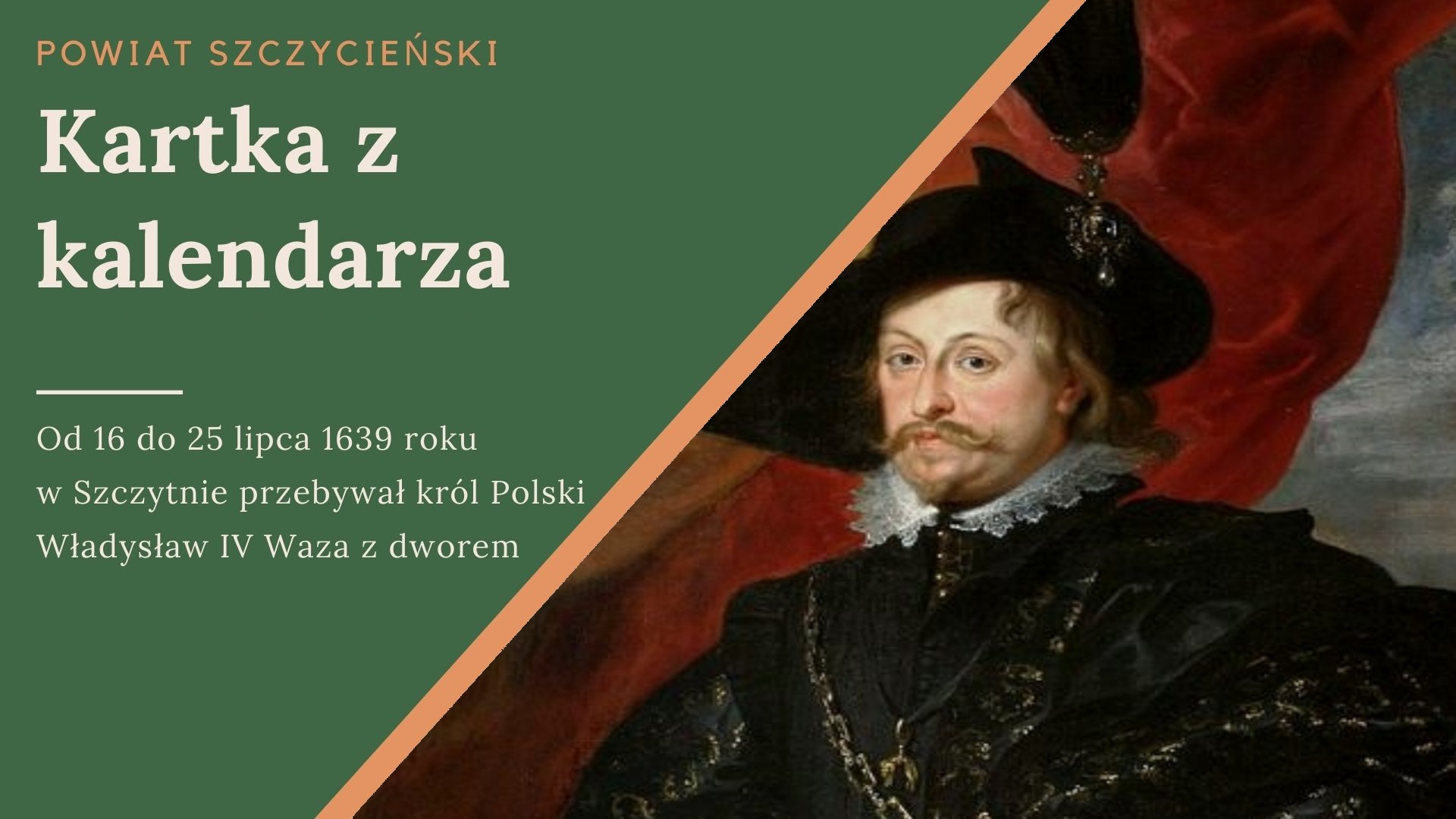 Władysław IV sportretowany przez Rubensa. 