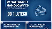 Od poniedziałku, 1 lutego zniesione zostaną niektóre ograniczenia