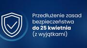 Obowiązujące obostrzenia przedłużone do 25 kwietnia