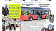 Artykuły w prasie lokalnej promujące zrównoważony transport publiczny