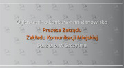 Ogłoszenie o konkursie na stanowisko Prezesa Zarządu ZKM Sp. z o.o. w Szczytnie