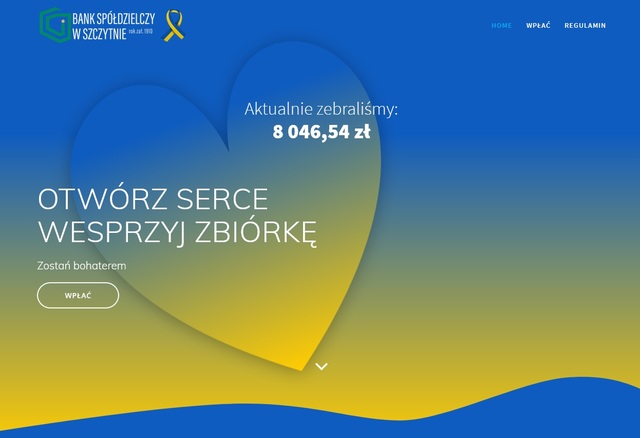 Zapraszamy do uczestnictwa w zbiórce - Szczytno pomaga Ukrainie