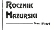 Rocznik Mazurski Tom III/1998