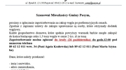 Ważna informacja Burmistrza Miasta Pasym