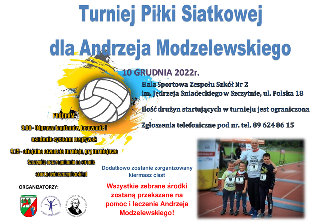 Turniej Piłki Siatkowej dla Andrzeja Modzelewskiego