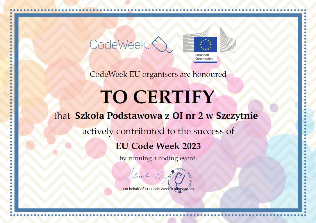 Code Week 2023, czyli Europejski Tydzień Kodowania