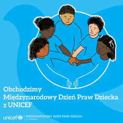Uczniowie  Sportowej Szkoły Podstawowej Nr 4 im. Polskich Olimpijczyków w Szczytnie świętują Międzynarodowy Dzień Praw Dziecka wspólnie z UNICEF  