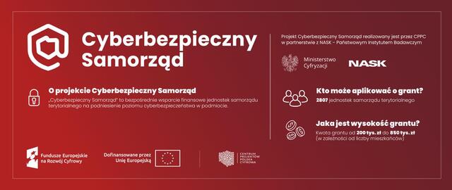 Powiat Szczycieński z dofinansowaniem z programu "Cyberbezpieczny Samorząd"