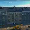 Prace przy budowie bloku mieszkalnego w Szczytnie przy ul. Sobieszczańskiego postępują.