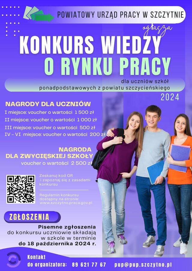 Weź udział w Konkursie Wiedzy o Rynku Pracy i wygraj atrakcyjne nagrody