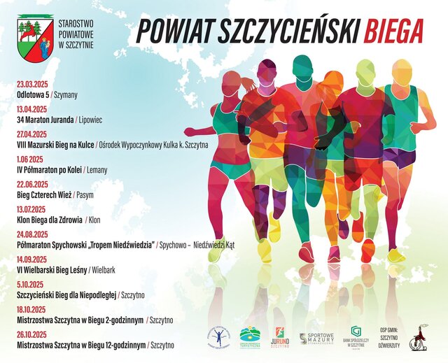 Powiat szczycieński biega