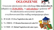 Zakończenie Roku Szkolnego Klas Maturalnych