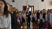 Uczniowie klas maturalnych byli  bohaterami dzisiejszego wydarzenia !!!