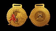 IV Półmaraton Po Kolei - medal