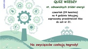 Dzień Ziemi - Quiz Wiedzy