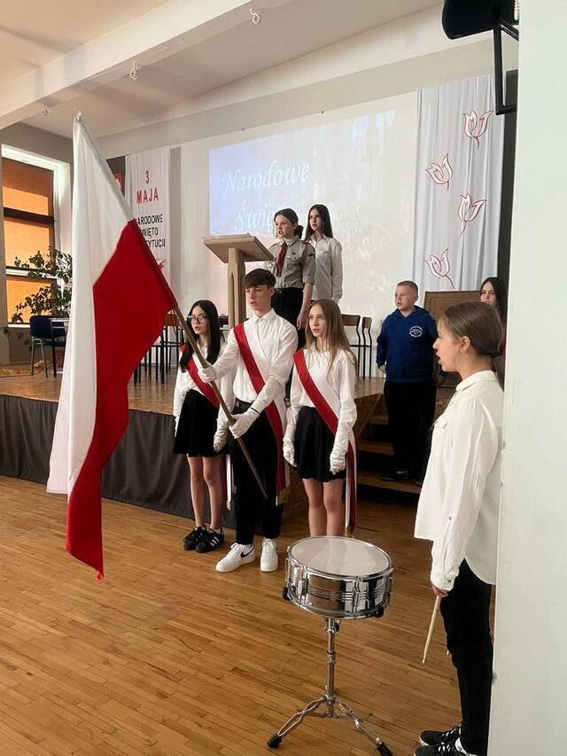 Uroczysty apel z okazji uchwalenia Konstytucji 3 Maja