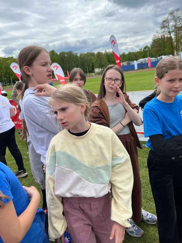 Nasi uczniowie na zawodach lekkoatletycznych!