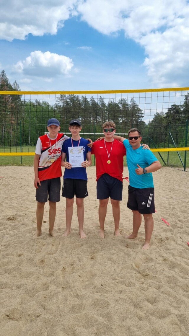Z plażówki wracamy z medalami oraz I MIEJSCEM