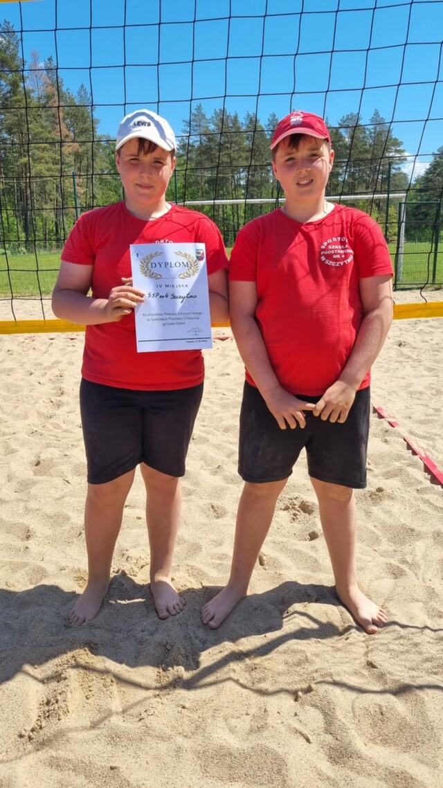 Z plażówki wracamy z medalami oraz I MIEJSCEM