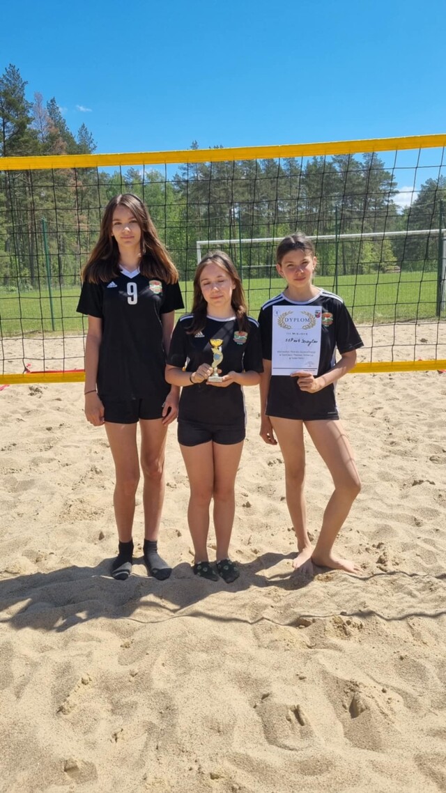 Z plażówki wracamy z medalami oraz I MIEJSCEM