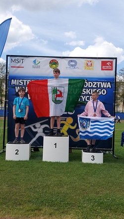 Podwójny sukces naszego ucznia w Mistrzostwach Województwa w Lekkoatletyce