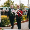 Uroczyste złożenie kwiatów pod pomnikiem Orła Białego z okazji Święta 3 Maja