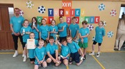 Udział uczniów w turnieju gry w „dwa ognie”