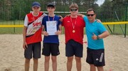 Z plażówki wracamy z medalami  oraz I MIEJSCEM 