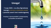 AWARIA WODOCIĄGOWA – UL. OGRODOWA