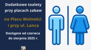W mieście pojawią się dodatkowe toalety