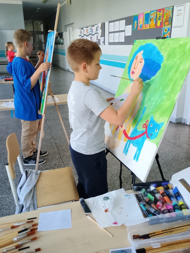 KOŁO PLASTYCZNE KLAS I-III - podsumowanie roku 2024/2025