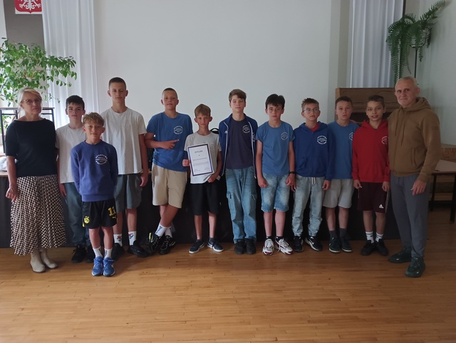 Wręczenie nagród w konkursie na najlepszego sportowca i pozytywnego kolegę