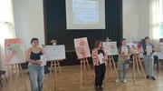 Akwarelowe impresje - I Powiatowy Konkurs Plastyczny „GDZIE JEST CZŁOWIEK, TAM JEST I SZTUKA”