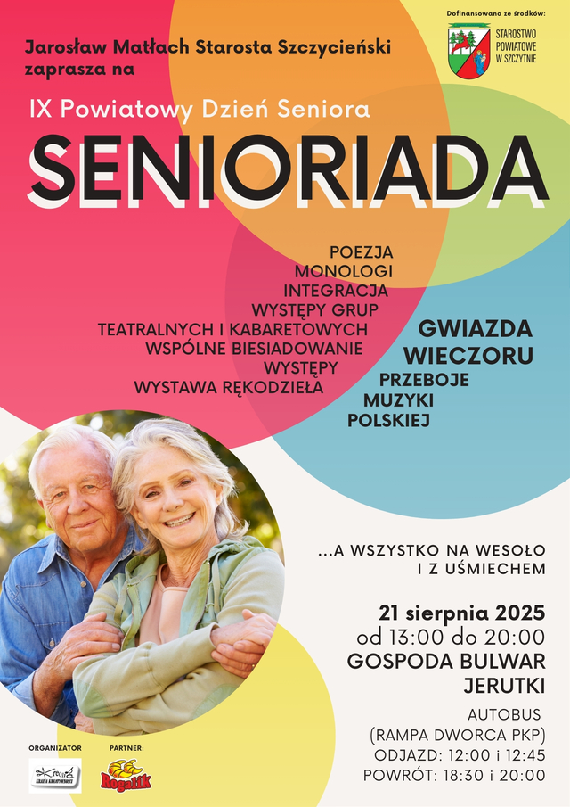 już jutro na IX Powiatowy Dzień Seniora „Senioriada