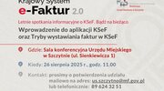 Krajowy System e-Faktur KSeF, spotkanie w Urzędzie Miejskim