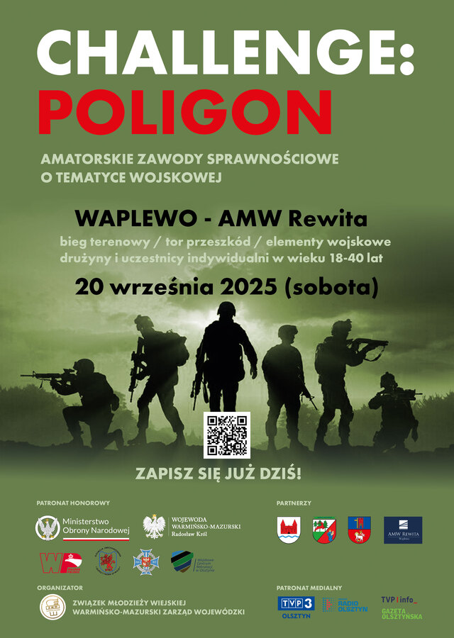 amatorskie zawody sprawnościowe o tematyce wojskowej „Challenge: Poligon”