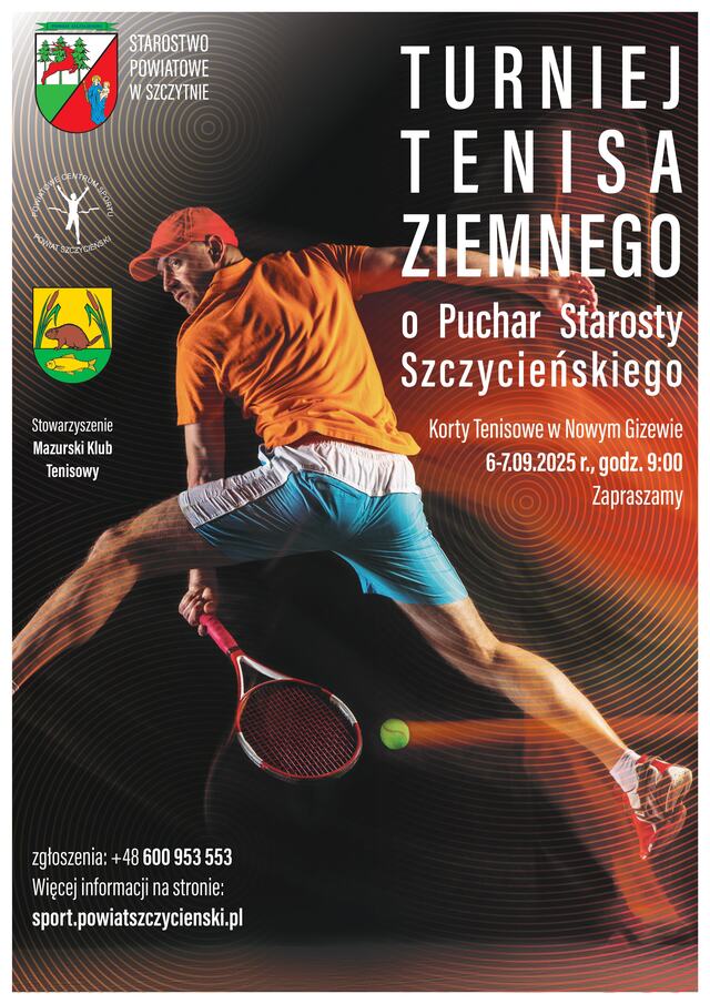 Turniej tenisa ziemnego o Puchar Starosty Szczycieńskiego