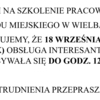 Skrócona obsługa interesantów w dniu 18.09.2025r.