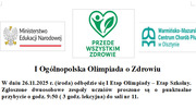 Olimpiada Wiedzy o Zdrowiu - Ważna informacja