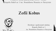 Zespół Szkół nr 1 w Szczytnie żegna wieloletnią nauczycielkę Panią Zofię Kobus