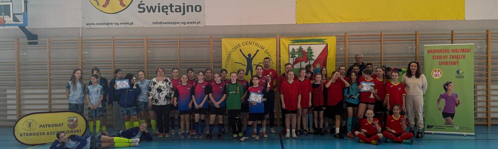 Półfinał Mistrzostw Województwa W-M SZS w Halowej Piłce Nożnej Dziewcząt Igrzyska Dzieci