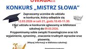 Konkurs "MISTRZ SŁOWA"