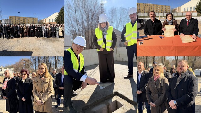 Wmurowano kamień węgielny. Powiat buduje nowoczesną poradnię