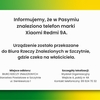 Znaleziono telefon