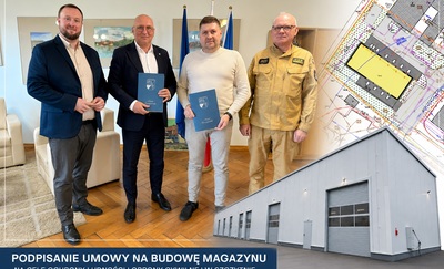 Budowa magazynu na cele ochrony ludności i obrony cywilnej w Szczytnie