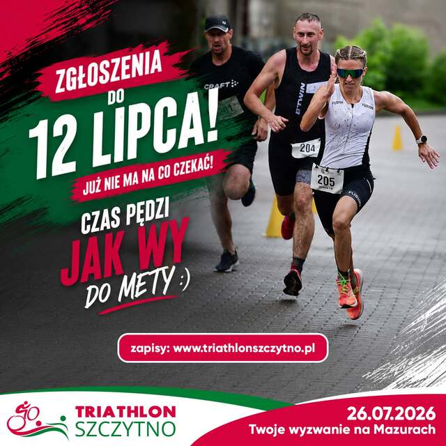 Ostatni tydzień zapisów na zawody Cross Triathlon Szczytno