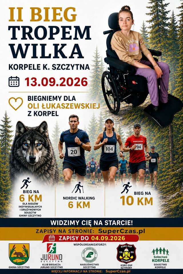 Ruszyły zapisy na II Bieg Tropem Wilka w Korpelach